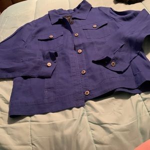 Dark blue denim jacket